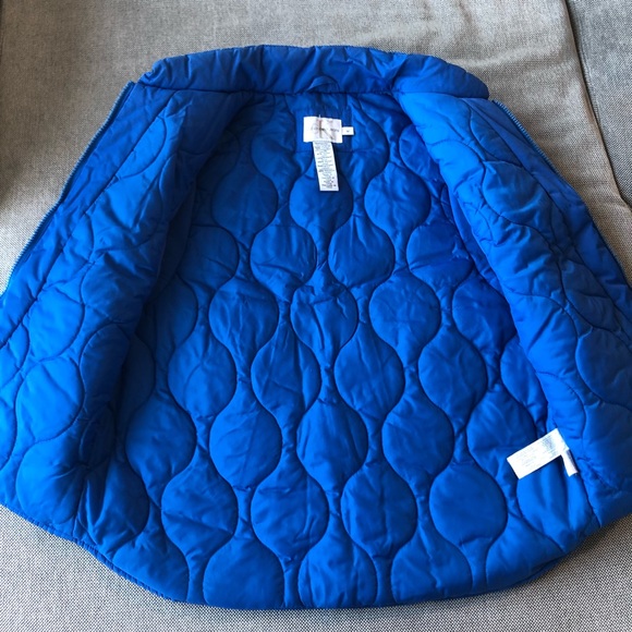 (200) Calvin Klein Blue Puffer Vest - Picture 3 of 8